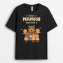 2205AFR1 t shirt cette maman mamie appartient a version ours personnalise