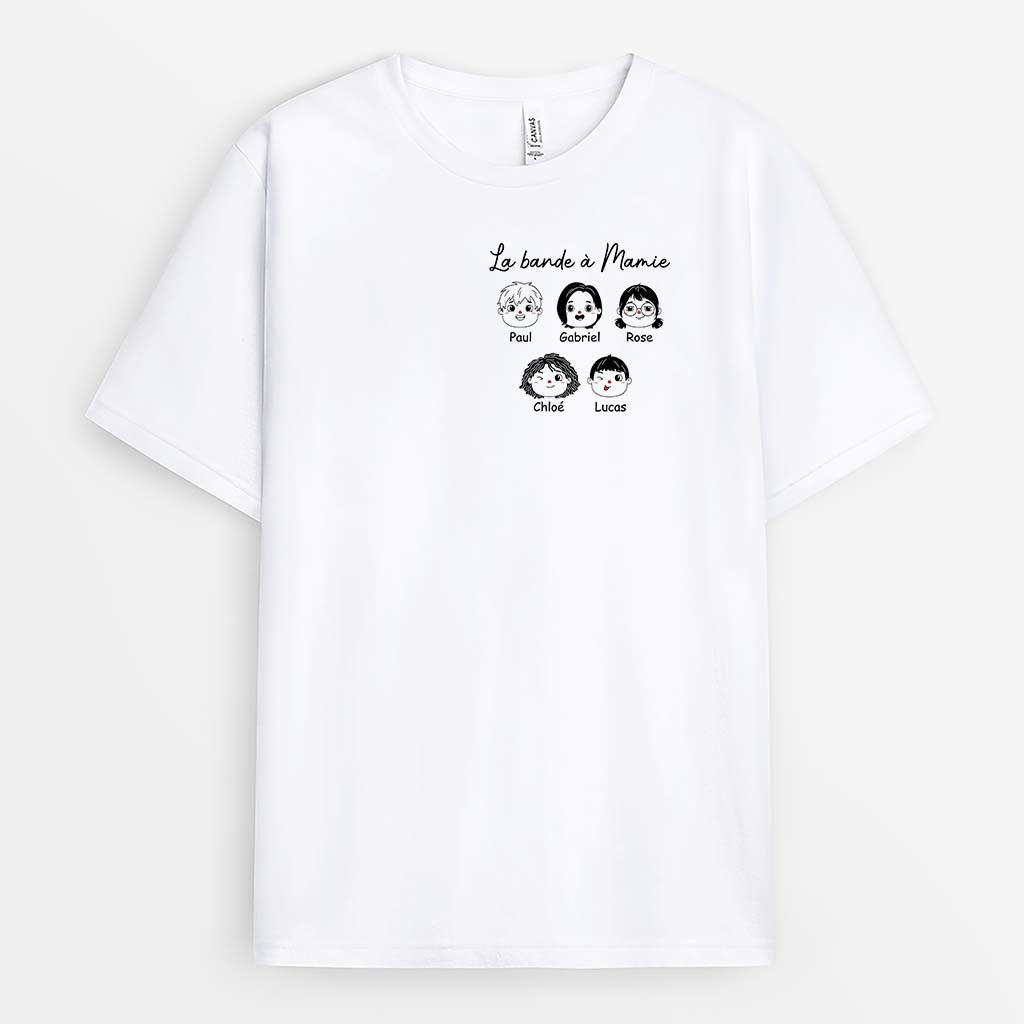 La Bande À Maman/Mamie Version Petite  - Cadeau Personnalisé | T-shirt pour Femme