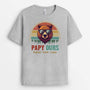 2212AFR2 papa ours colore version clair t shirt papa personnalise