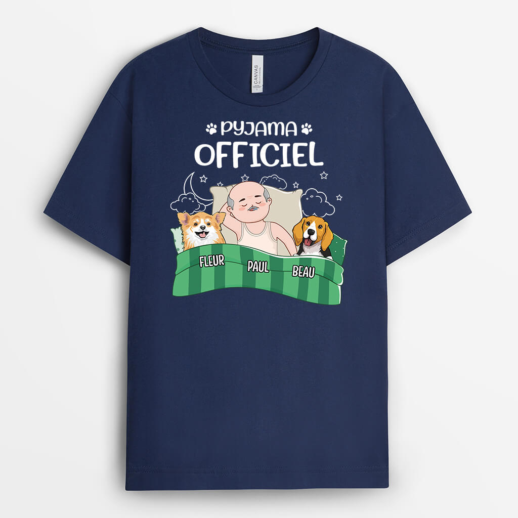 2216AFR2 t shirt pyjama offiel version ciel avec chien personnalise_ca5218ba 39d1 471e bc89 27199cad12e2