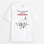 2228AFR1 t shirt mes personnes preferees mappellent mamie personnalise