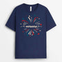 2255AFR1 t shirt mamie avec couleurs de la france personnalise