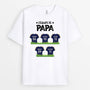 2263AFR1 t shirt lequipe de papa avec maillots de foot personnalise