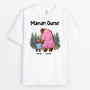 2264AFR2 t shirt papa ours avec lenfant personnalise