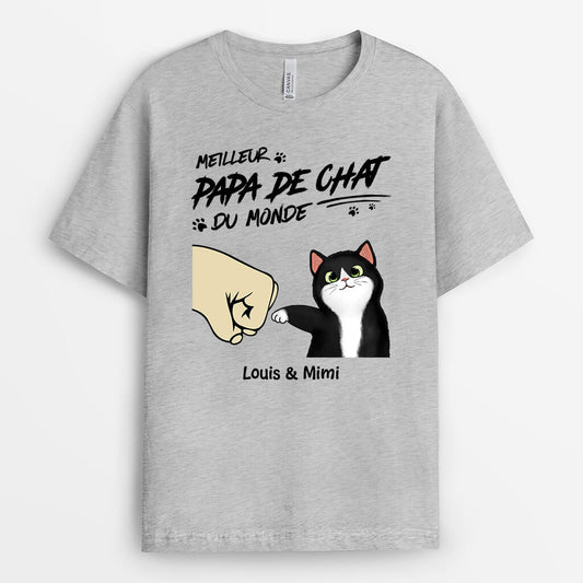 2279AFR1 t shirt meilleur papa chat maman chat du monde bosse de poing personnalise_0cb7eb4b bdee 48e6 975e 12bcd68bf349
