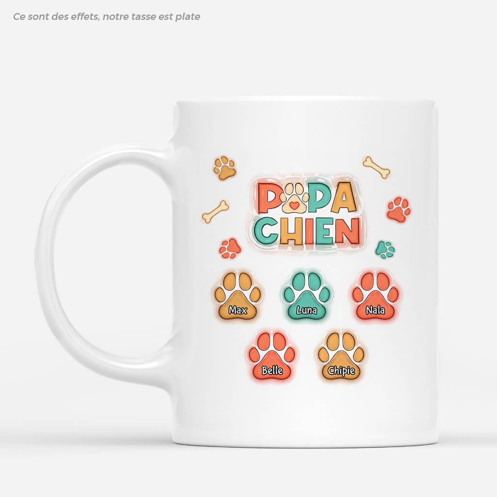 La Meilleure Maman/Papa Chien/Chat Du Monde - Cadeau Personnalisé | Mug pour Homme