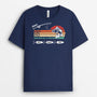2309FR2 t shirt mari papa papy legende de la peche personnalise