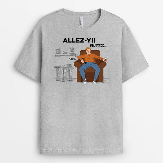2314AFR2 t shirt allez y plus tard personnalise