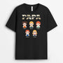 2316FR1 t shirt papa on taime personnalise