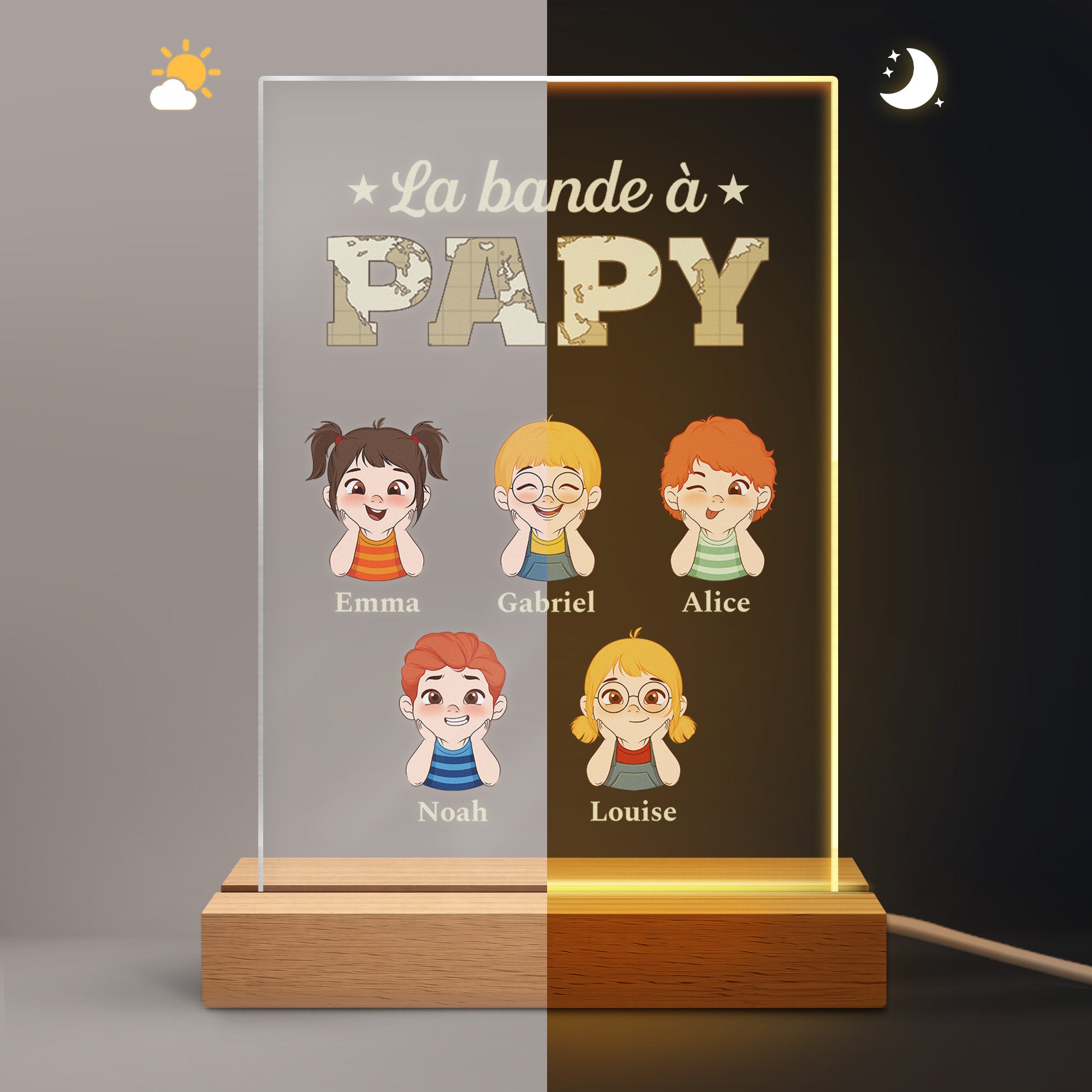 2317LFR2 veilleuse personnalise_ enfant la bande a papa papy 2317lcl0b_20f1f320 aaf9 4d1d 88c3 45e915177ddc