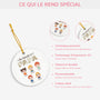 2317OFR4 ornement ceramique blanc personnalise la bande a papa 2317okm8b