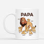 2325MFR1 mug papa lion et ses enfants lions personnalise_7e119e75 a5f5 4981 a1aa 5c836fee984e