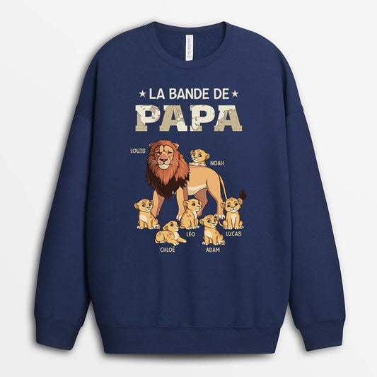 2366AFR2 t shirt la bande a papa papy lion version carte personnalise_535742b5 b446 4165 a2d1 a8c832a6717b