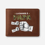 2375JFR1 portefeuille cuir personnalise la bande a papa militaire poings 2375j5i7b