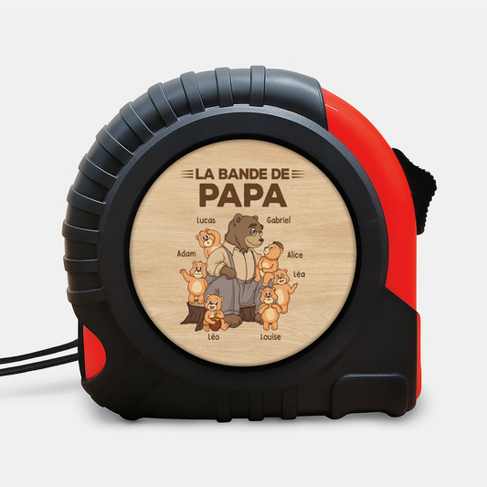 2393OFR1 metre ruban personnalisable pour papa la bande de papa ours 2393oth7b