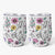 [Effet d'Impression 3D] Mug Isotherme Personnalisé 355 ml  - Maman Mamie - Fleur Pastel