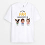 2412AFR1 t shirt ce papa papy appartient a version clair avec visages et photos personnalise