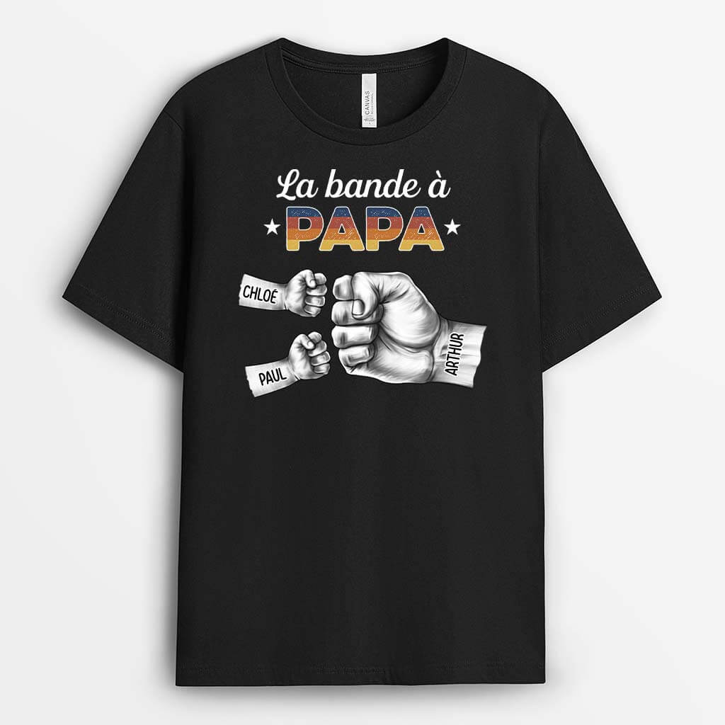 La Bande À Papa Coloré Avec Bosses De Poing Authentiques - Cadeau Personnalisé | T-shirt pour Homme