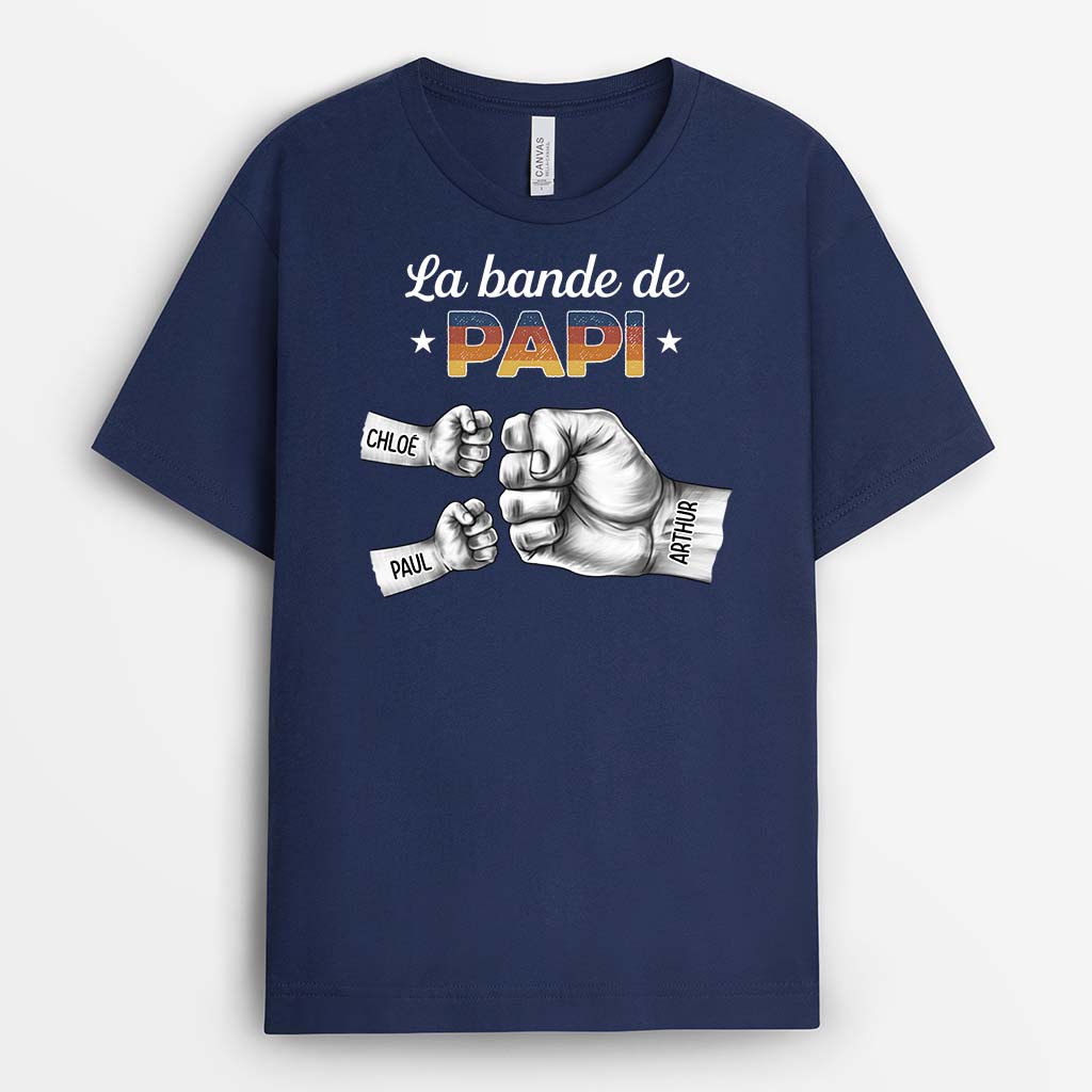 2417FR2 t shirt la bande a papa colore avec bosses de poing authentiques personnalise_ba5314d2 5006 4770 9108 2b6705f0c9c4