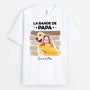 2423AFR1 t shirt la bande a papa papy palette de couleurs pastel avec photo personnalise