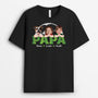 2437AFR1 t shirt papa terrains de football personnalise