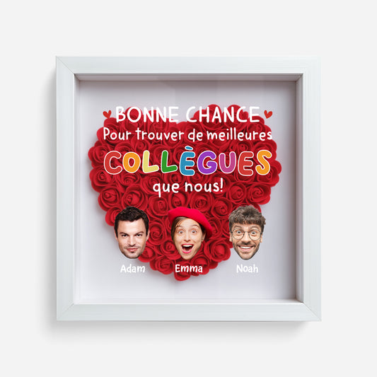 2449OFR1 boite a fleurs personnalise avec visages meilleurs collegues que nous 2449o8l5o