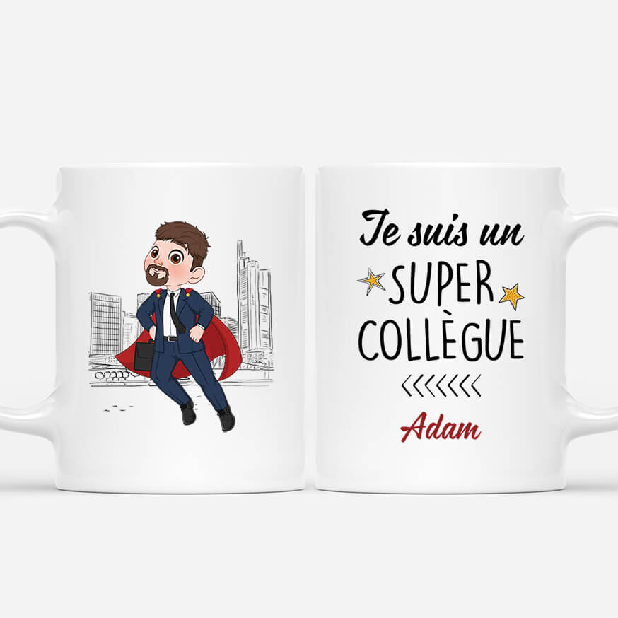 Je Suis Un Super Collègue - Cadeau Personnalisé | Mug pour Collègue