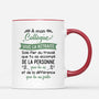 2454MFR3 mug a mon collegue vive la retraite personnalise