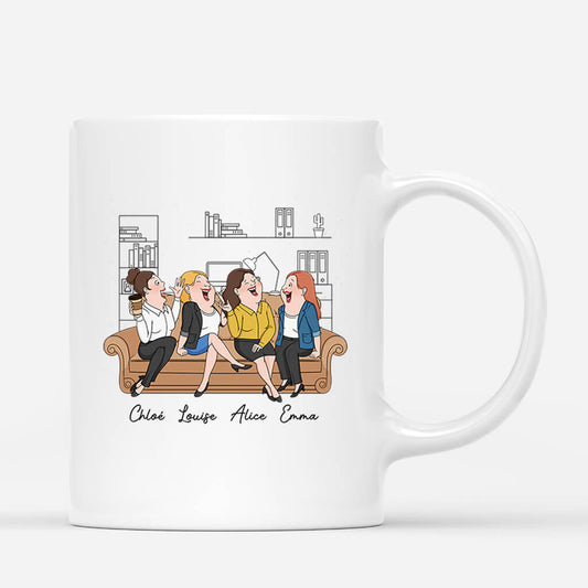2456MFR1 mug le hasard a fait de nous des collegues personnalise