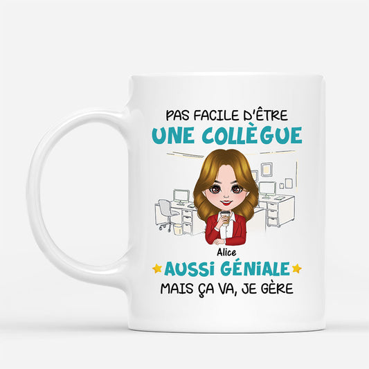2465MFR2 mug pas facile detre une collegue aussi geniale personnalise_296de0ad 7eb4 451f 923b 9c551a91c4b7