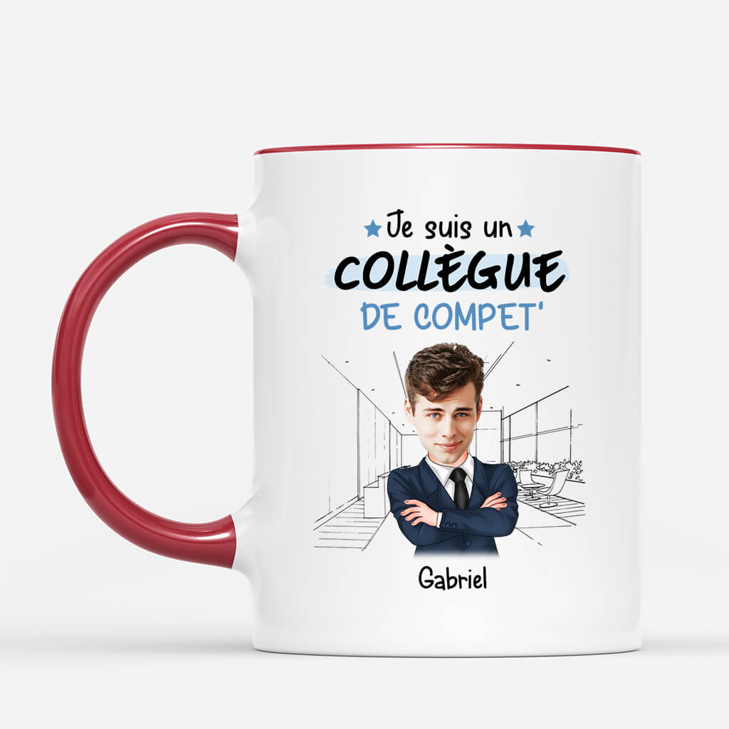 Je Suis Un Collègue De Compet' - Cadeau Personnalisé | Mug pour Collègue