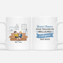 2468MFR3 mug bonne chance de trouver de meilleurs collegues que nous personnalise