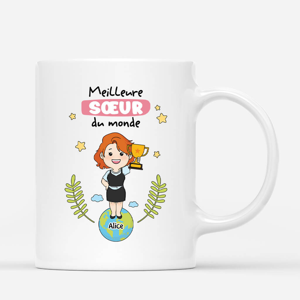 2472MFR1 mug meilleure soeur du monde personnalise