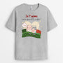 2477AFR2 t shirt je taime meme quand tu ronfles personnalise