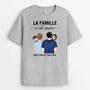 2517AFR2 t shirt la famille cest sacre personnalise