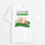 2520AFR1 t shirt je le ferai demain version chien personnalise