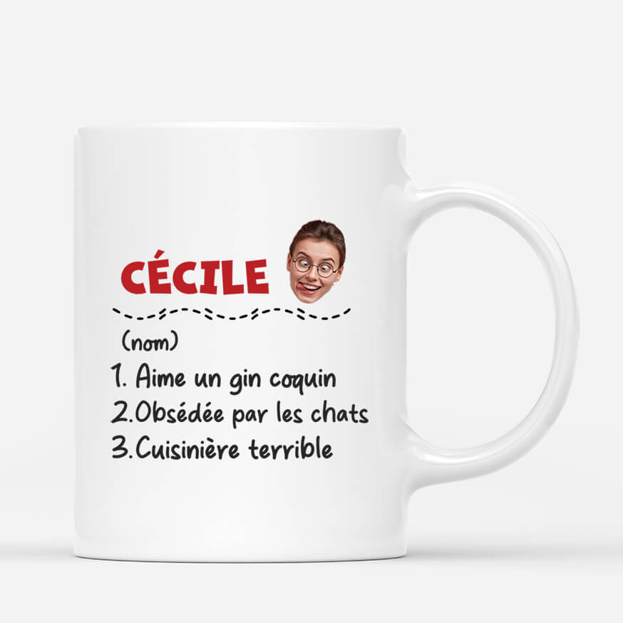 Ma Définition - Cadeau Personnalisé | Mug Pour Femme