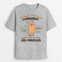 2536AFR2 t shirt je men bats les couilles personnalise