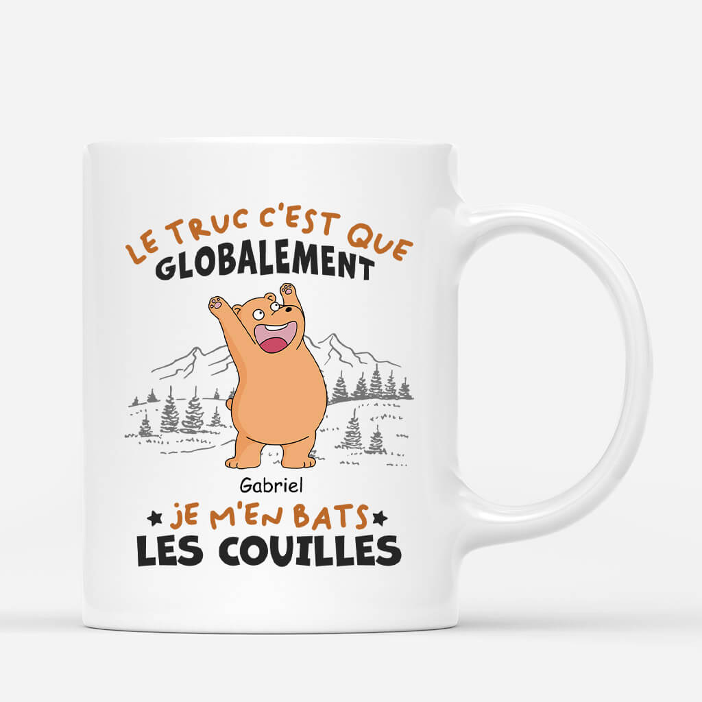 Je M'En Bats Les Couilles - Cadeau Personnalisé | Mug pour Tous