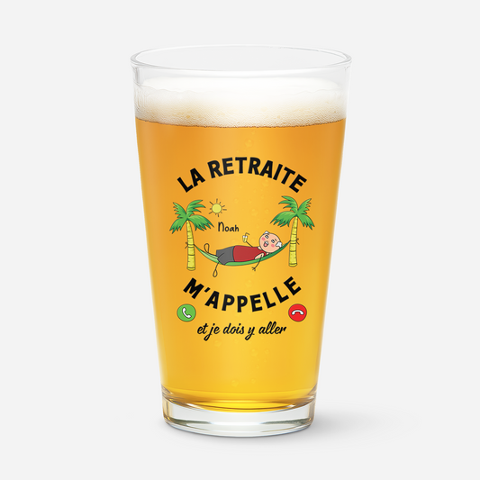2538IFR1 verre en biere personnalise la retraite mappelle version homme 2538itv7b_8d2cb4e0 a405 4354 8995 7cba64195a3f
