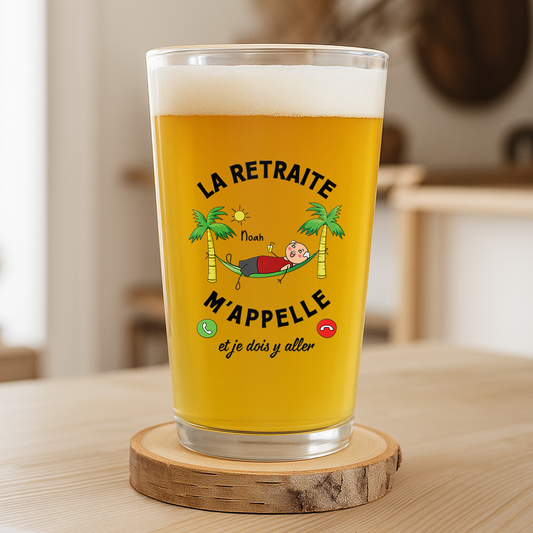 2538IFR2 verre en biere personnalise la retraite mappelle version homme 2538itv7b_2dc9a9cf bd09 4af5 b210 d34aaf3fc3fd