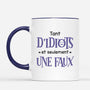 2578MFR3 mug tant didiots et seulement une faux version homme personnalise