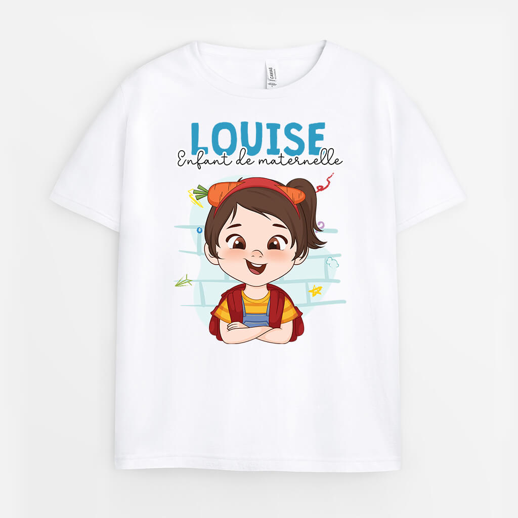 Enfant De Maternelle - Cadeau Personnalisé | T-shirt Pour Enfant