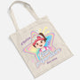 2626BFR2 tote bag attention la maternelle licorne personnalise