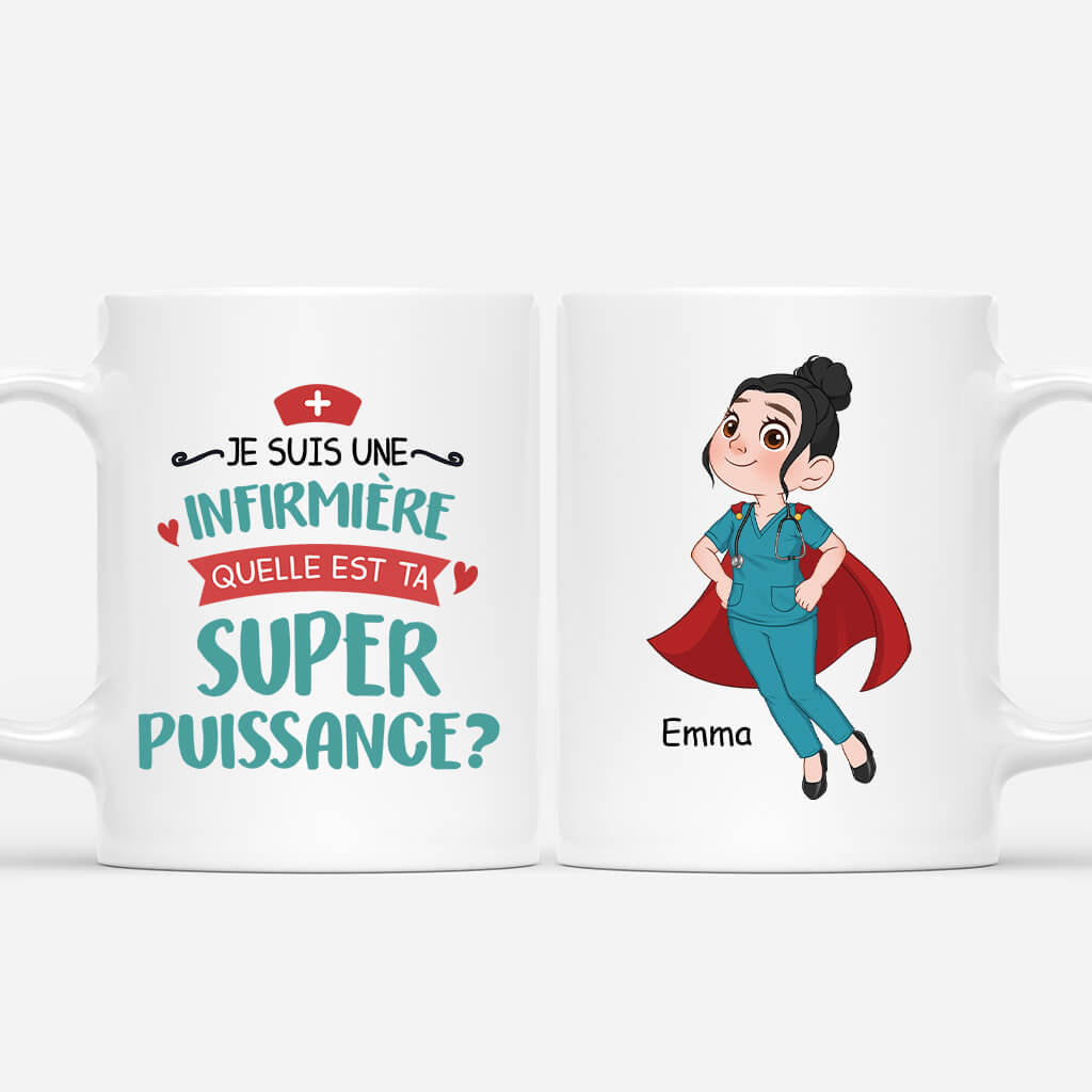 Je suis Une Infirmière - Cadeau Personnalisé | Mug Pour Infirmière