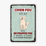 2642EFR2 des chiens fous vivent ici  plaque personnalisee pour amoureux des chiens_f996febb fc8a 4c40 999b 8f48aef9479c