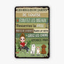 2643EFR1 les regles du jardin de stephanie avec chiens  des chiens fous vivent ici  plaque personnalisee pour amoureux des chiens_b8076f14 574e 4244 b250 97b0f8b924a4