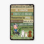 2643EFR2 les regles du jardin de stephanie avec chiens  des chiens fous vivent ici  plaque personnalisee pour amoureux des chiens_533abf0b 544a 43a5 a1d1 a1af0dd01691