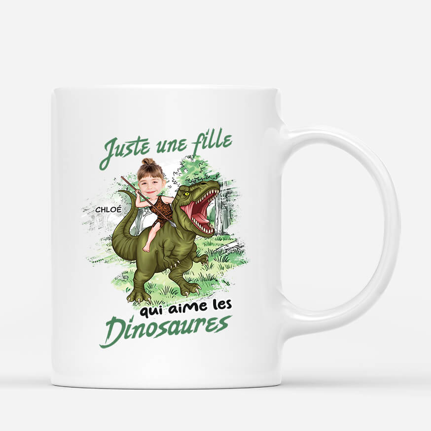 Juste Un Garçon Qui Aime Les Dinosaures - Cadeau Personnalisé | Mug Pour Garçon