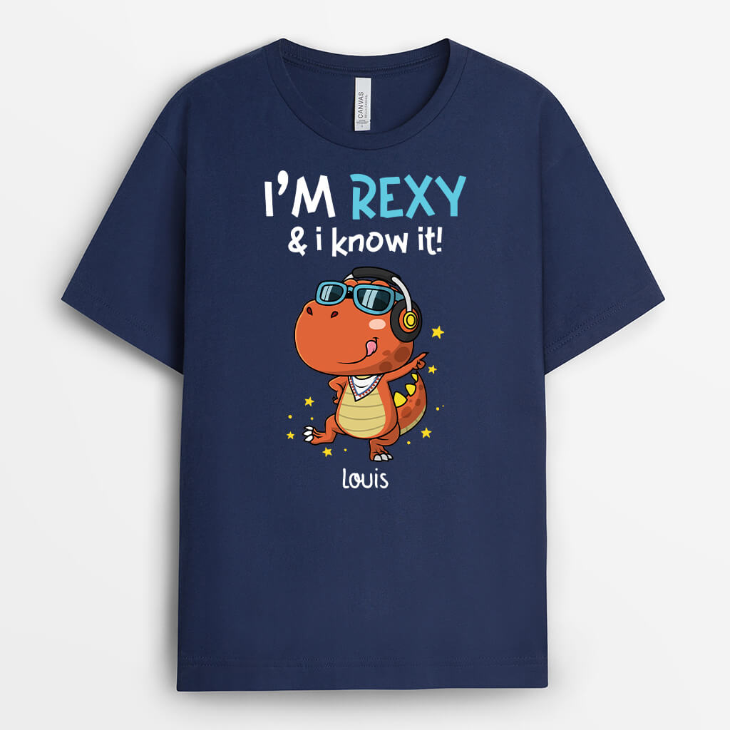 Je Suis Rexy Et Je Le Sais - Cadeau Personnalisé | T-shirt Humour Pour Homme